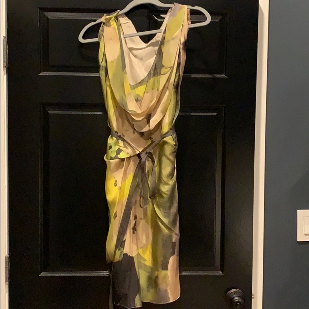 100 % silk Vera Wang dress
